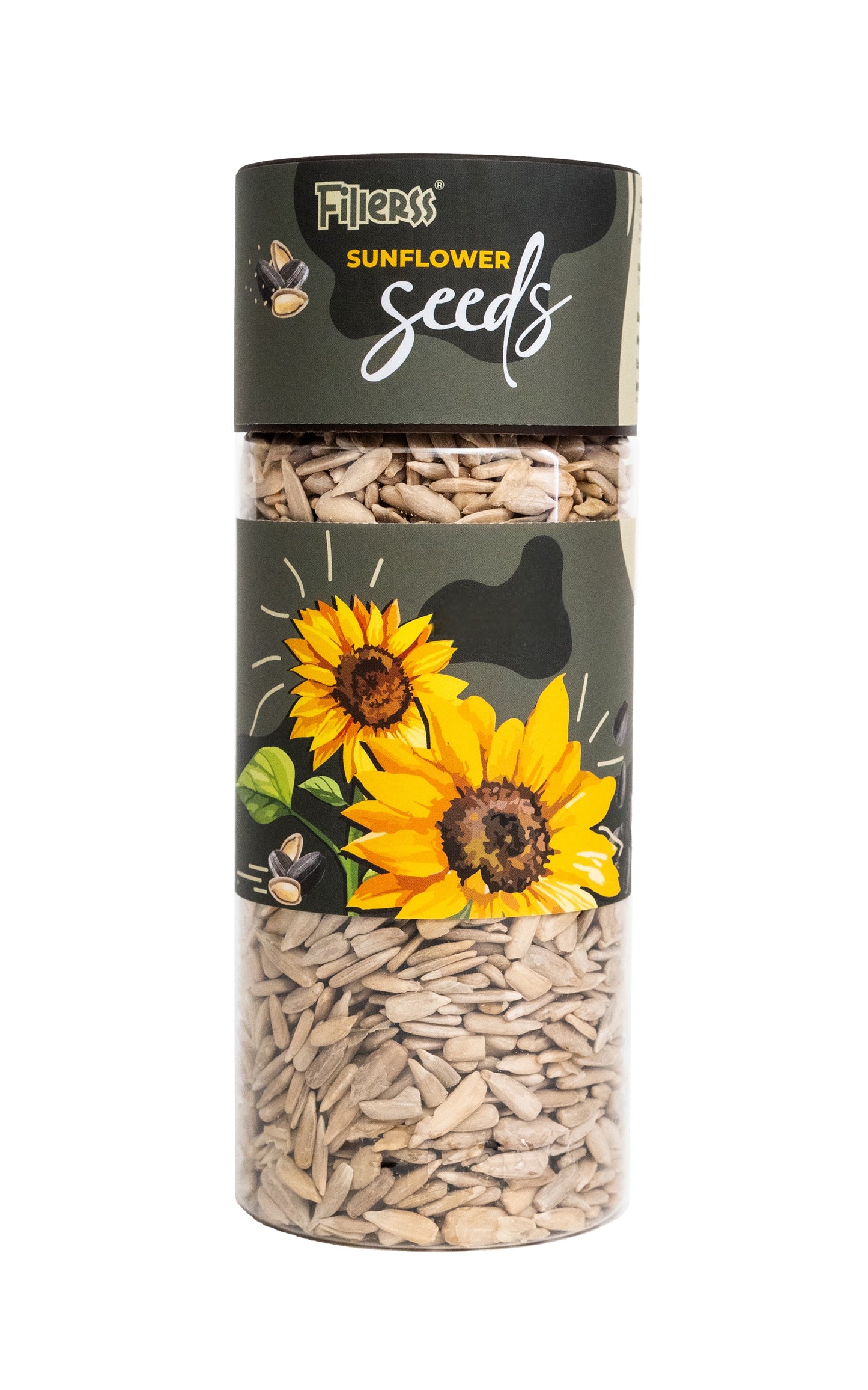 Fillerss Salted Sunflower Seeds – Oil-Free, Dry Roasted, Healthy Crunchy Snack