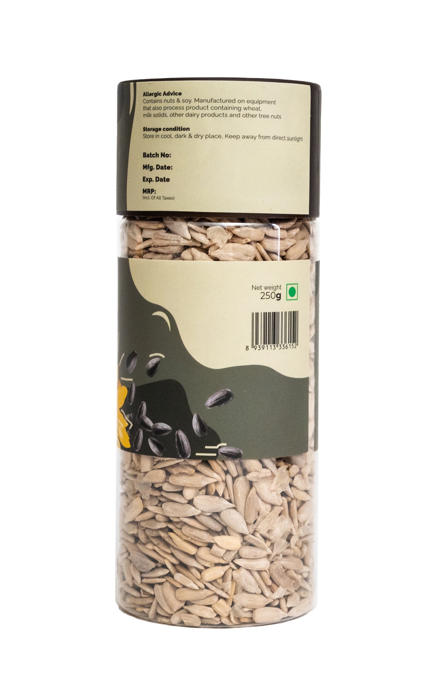 Fillerss Salted Sunflower Seeds – Oil-Free, Dry Roasted, Healthy Crunchy Snack